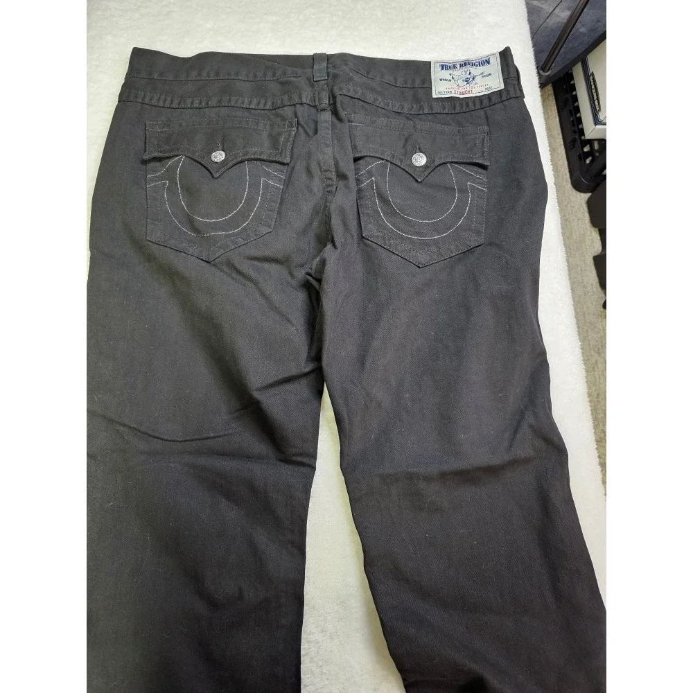 True Religion Womens Size 44‎ Black Boot Cut Jeans